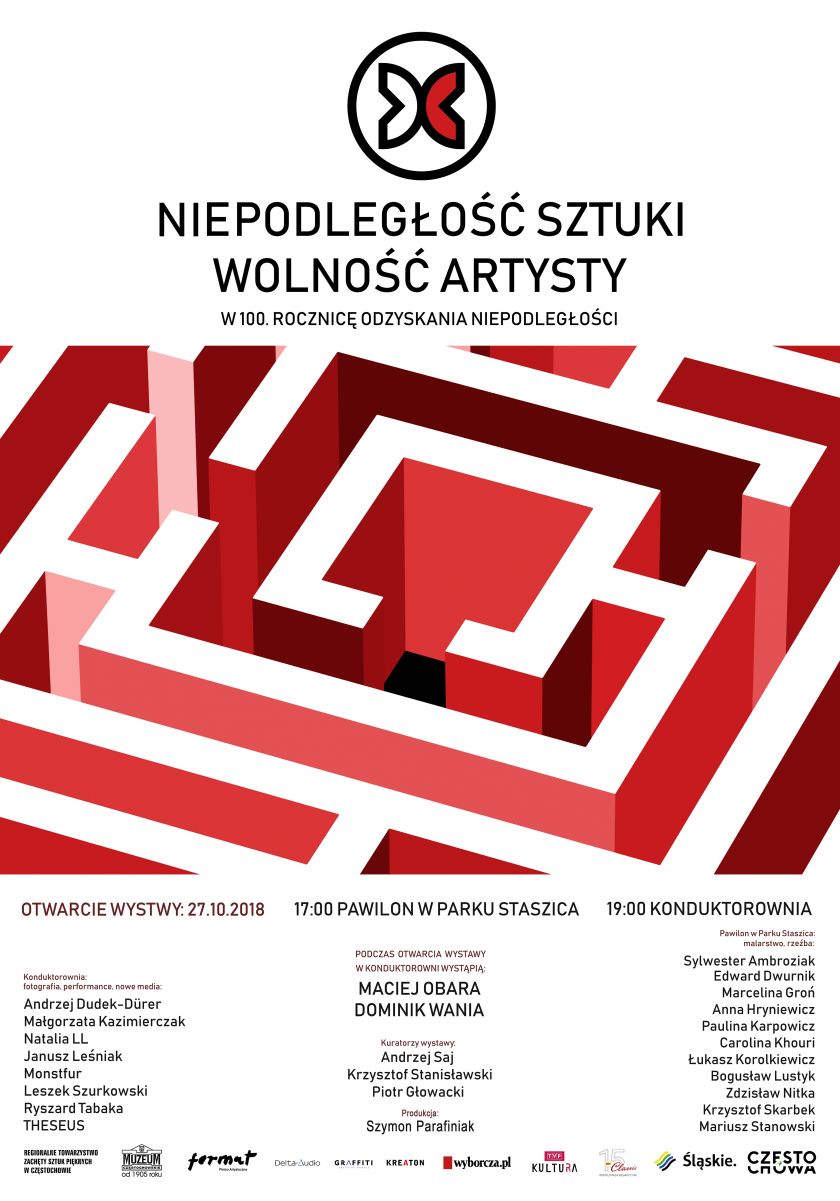 “NIEPODLEGŁOŚĆ SZTUKI. WOLNOŚĆ ARTYSTY“ – W 100. ROCZNICĘ ODZYSKANIA NIEPODLEGŁOŚCI.