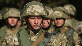 Ukraina: siły zbrojne przeprowadziły ćwiczenia z odparcia ataku przy Krymie, fot. Getty Images/ Sean Gallup