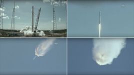 Rakieta Falcon 9 eksplodowała w trzeciej minucie lotu