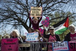 Wzrost dezaprobaty działań Izraela w Gazie: Sondaż Gallupa ujawnia trendy polityczne w USA, fot. Getty Images/Anadolu/Mostafa Bassim