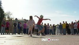 Międzynarodowy Dnia Tańca na placu Katedralnym w Wilnie