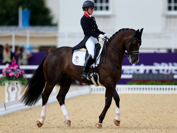 Charlotte Dujardin zdobyła złoto na koniu Valegro (fot. Getty Images)