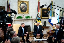 Spotkanie A. Dudy z D. Trumpem, fot. Getty Images/Erin Schaff-Pool