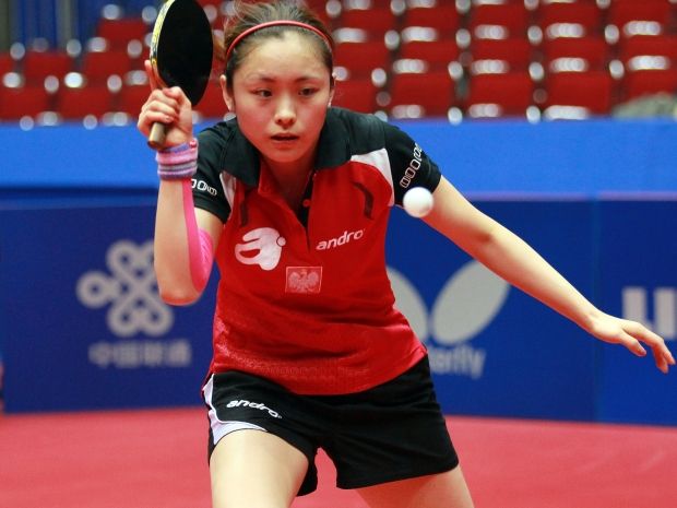 Li Qian odpadła z turnieju singlistek, ale wystartuje jeszcze w drużynie (fot. Getty Images)