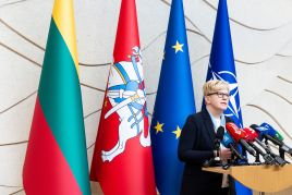 I. Šimonytė: Święto Konstytucji 3 Maja jest też świętem narodu litewskiego, fot. BNS/ Skirmantas Lisauskas