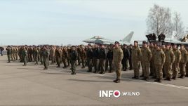 Wymiana kontyngentów NATO w bazie lotniczej w Szawlach