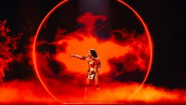 W drugim półfinałowym koncercie Eurowizji 2024 gruzińska wokalistka Nutsa Buzaladze wykona utwór „Firefighter”. Fot. Sarah Louise Bennett/ EBU