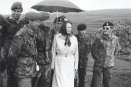 Margaret Tchather na Falklandach (fot. arch)