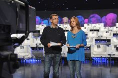 Paulina Chylewska i Maciej Orłoś poprowadzą Wielki Test o Telewizji (fot. Ireneusz Sobieszczuk/TVP)