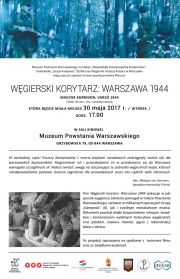 Pokaz filmu „Węgierski korytarz: Warszawa 1944”