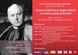 Prymas Polski kard. August Hlond – na straży sumienia narodu