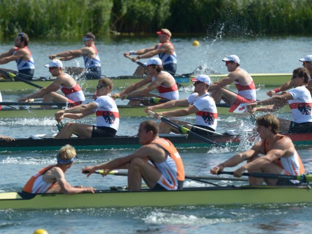 Niemiecka ósemka sięgnęła w Londynie po olimpijskie złoto (fot. PAP/EPA)