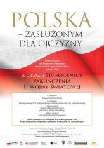 Polska – Zasłużonym dla Ojczyzny z okazji 70. rocznicy zakończenia II wojny światowej