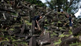 Indonezyjczycy dbający o dziedzictwo Gunung Padang, Fot, Getty Images