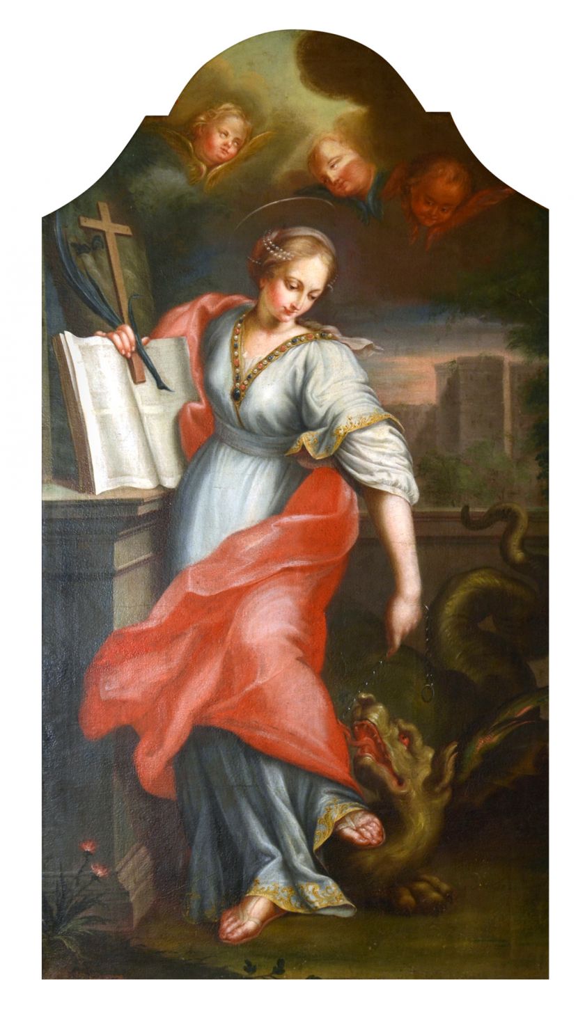 Johann Heinrich Kynast, Św. Małgorzata, lata 50. XVIII wieku. Parafia rzymskokatolicka pw. Chrystusa Króla w Nowym Świętowie