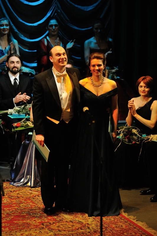 <b>Laureaci Grand Prix i I nagrody: Stanislav Kuflyuk i Justyna Samborska III edycji Międzynarodowego Konkursu Wokalistyki im.Adama Didura, rok 2012. Fot. Archiwum Opery Śląskiej. </b>