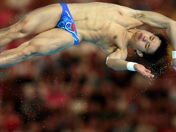 Qui Bo był murowanym kandydatem do złota, ale zajął dopiero drugie miejsce (fot. Getty Images)