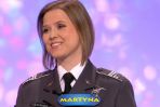 Plut. chor. Martyna Ziółkowska wspierała drużynę pilotów (fot. TVP)