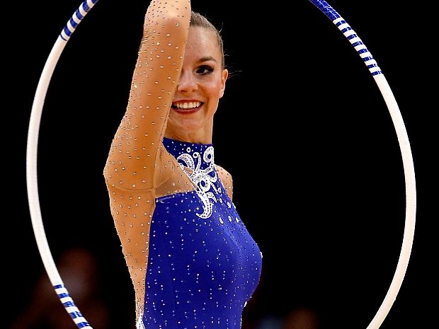 Joanna Mitrosz podczas występu (fot. Getty Images)