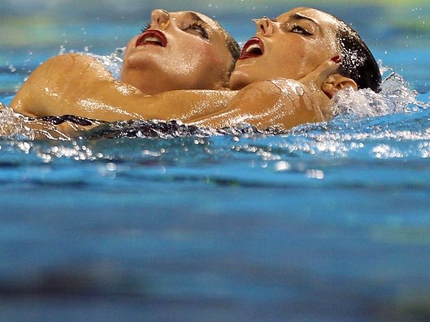 Ona Carbonell i Andrea Fuentes (fot. Getty Images)