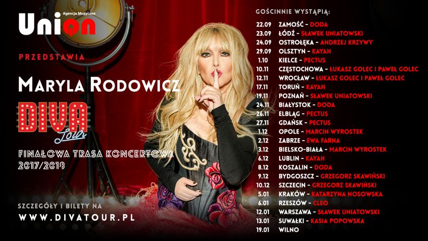 Daty i artyści DIVA TOUR