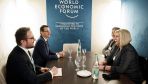 Premier Mateusz Morawiecki spotkał się w Davos z szefami VISA Europe oraz AT&T Communications (fot. KPRM/Krystian Maj)
