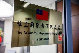 Stosunki dyplomatyczne na linii Litwa-Tajwan: Narastające napięcia, fot. BNS/Lukas Balandis