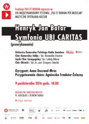 Wrocław - Muzyczne Spotkania Kultur / XIII Międzynarodowy Festiwal "PAX ET BONUM PER MUSICAM" / 6-9.10.2016 r.