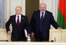 Władimir Putin i Aleksander Łukaszenka, fot. Getty Images/Contributor