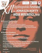 XII Ogólnopolski Festiwal im. Jonasza Kofty „Moja Wolności” 2018