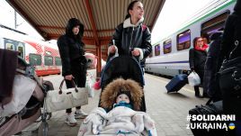 Litwa przygotowuje się na przyjęcie kolejnych uchodźców z Ukrainy, fot. Getty Images/NurPhoto/Ceng Shou Yi