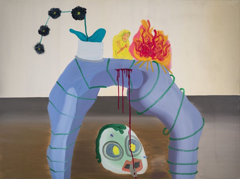 Martyna Czech, „Głód”, 2016, olej na płótnie, 120 x 160 cm
