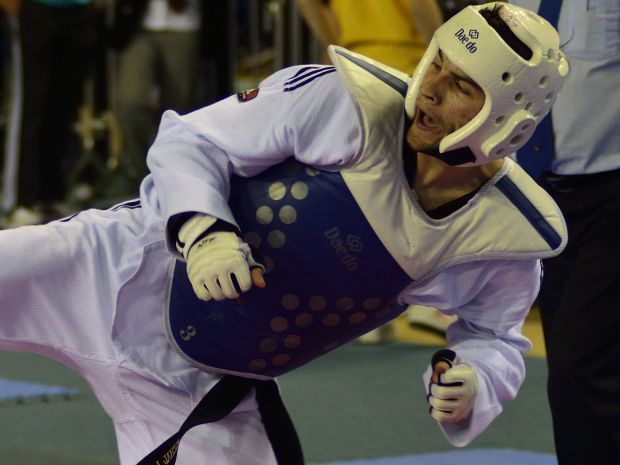 Łoniewski zainteresował się taekwondo dzięki filmom z Van Dammem w roli głównej (fot. Bartłomiej Koloczek)