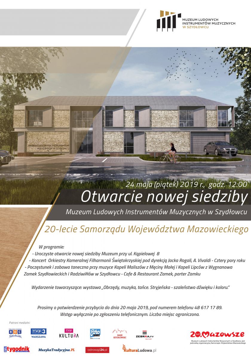 Uroczyste otwarcie nowej siedziby Muzeum Ludowych Instrumentów Muzycznych w Szydłowcu
