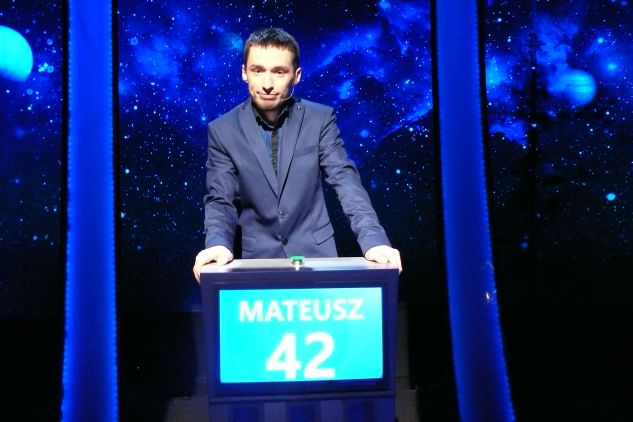 Mateusz Sipura - zwycięzca 14 odcinka 105 edycji "Jeden z dziesięciu"