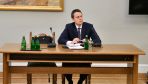 Jacek Kaute zeznawał przed komisją śledczą ds. VAT (fot. Twitter/Sejm)