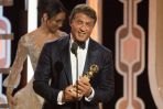 Sylvester Stallone  został uhonorowany owacją na stojąco i nagrodą dla najlepszego aktora drugoplanowego za rolę w filmie „Creed” (fot. pap/epa)
