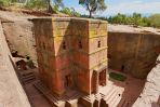 Innym niezwykłym miejscem kultu są średniowieczne kościoły z Lalibeli w Etiopii — wykute w litej skale budowle znajdują się na liście światowego dziedzictwa UNESCO. (fot. www.shutterstock.com)