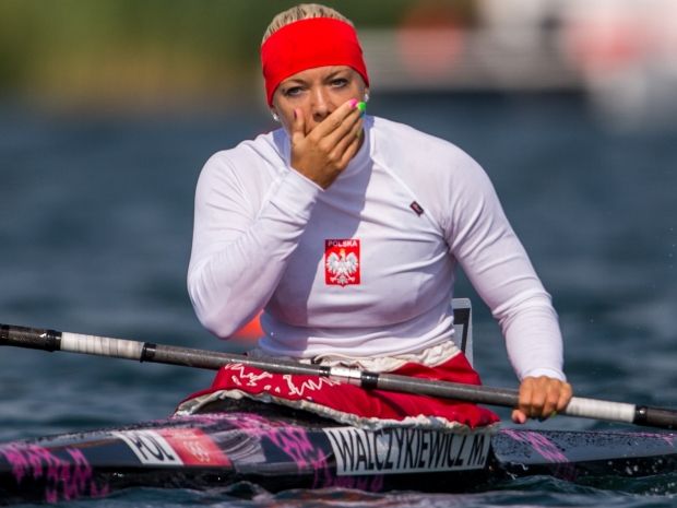Marta Walczykiewicz nie mogła pogodzić się z porażką (fot. PAP/Adam Ciereszko)