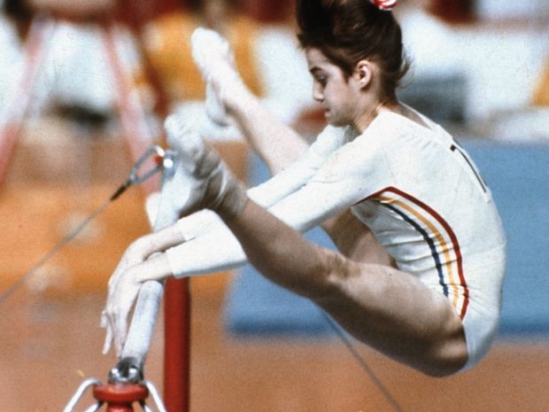 Comaneci podczas