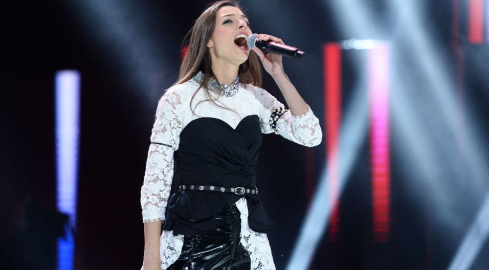 Octavia KAY porwała publiczność wykonaniem „Gdy zamykam oczy” (fot. TVP)