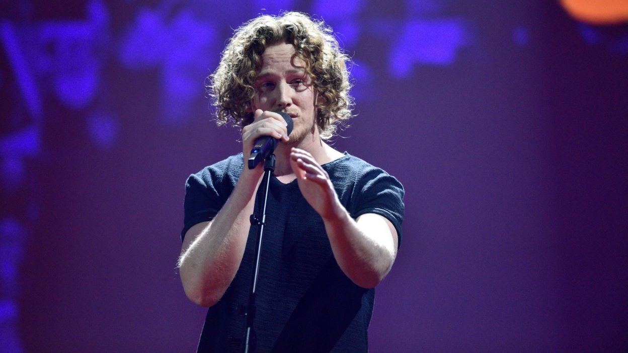 Niemcy: Michael Schulte w pierwszym sezonie programu „The Voice of Germany” dodarł do finału. Podczas Eurowizji wykona utwór „You Let Me Walk Alone” (fot. PAP)
