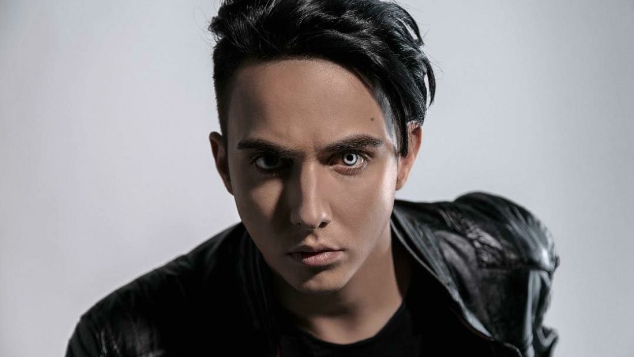Ukraina: Kostiantyn Mykołajowycz Boczarow na scenie występuje jako Melovin. 21-letni reprezentant wykona utwór „Under the Ladder” (fot. Eurovision.tv)
