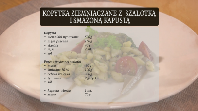 Kopytka ziemniaczane z szalotką i smażoną kapustą (Odcinek 32)