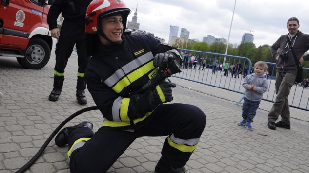 W Polsce jest około pół miliona strażaków, zawodowych jak i ochotników (fot. TVP/Marcin Sochacki)