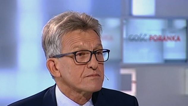 Stanisław Piotrowicz w programie „Gość poranka” (fot. TVP Info)