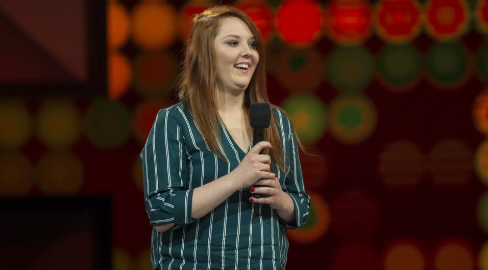 Utwór „Młody maj” przypadł Izabeli Czeszel, na co dzień zajmującej się windykacją (fot. TVP)