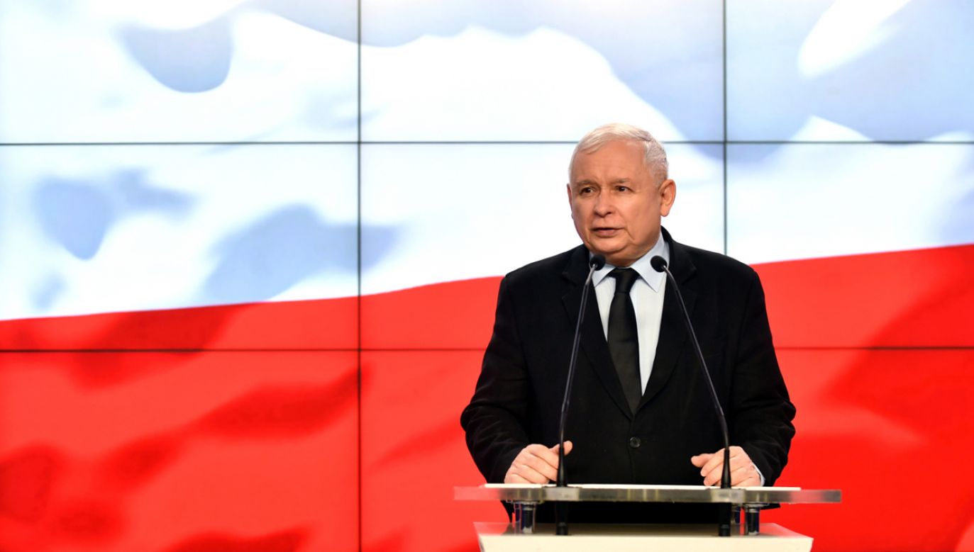 Prezes PiS Jarosław Kaczyński (fot. PAP/Bartłomiej Zborowski)