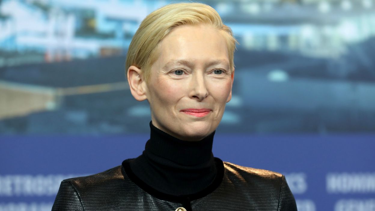 Tilda Swinton (fot. EPA/FELIPE TRUEBA)