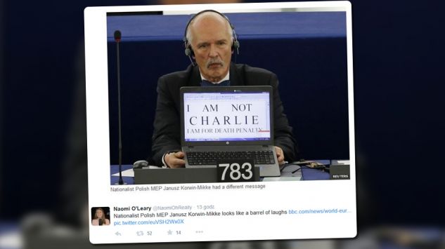 Dziś już nie "jesteście Charlie Hebdo" chwiejne pajace?